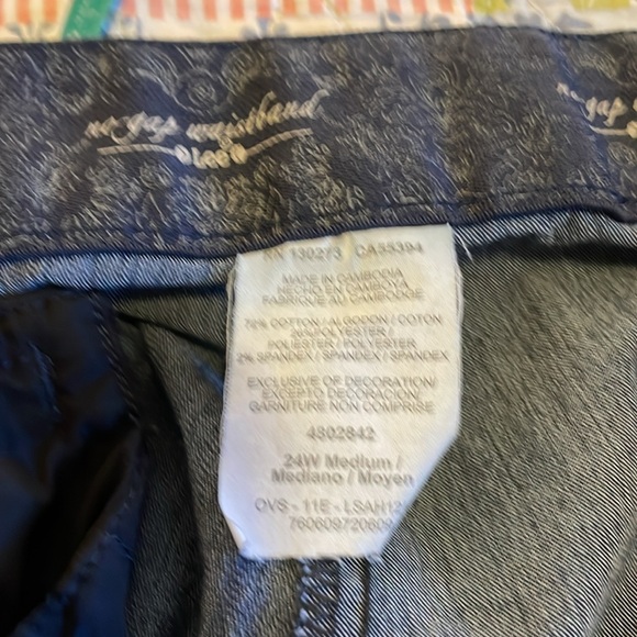 Lee Denim Lightweight Blue trousers. Plus size 24W. EUC. - Picture 5 of 5